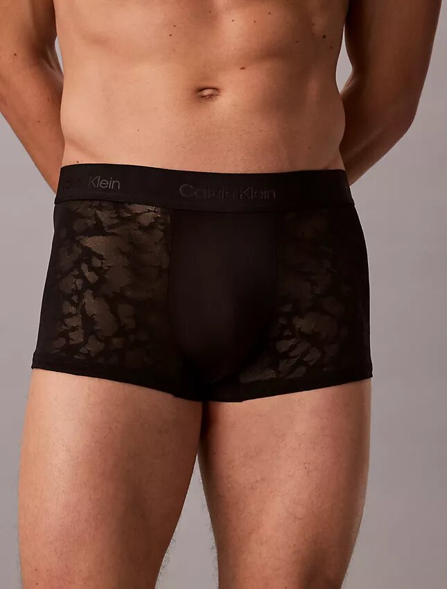 Low Rise Trunk από Microfiber δαντέλα Low Rise Trunk από Microfiber δαντέλα