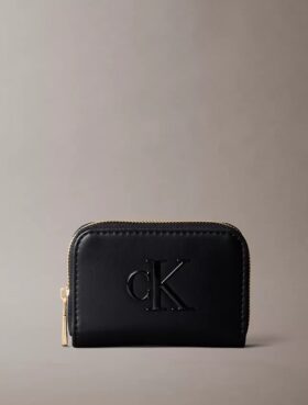 Μεσαίο πορτοφόλι με φερμουάρ και έντονο Monogram