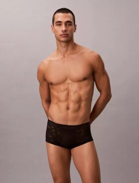 Microfiber Lace Low Rise Trunk