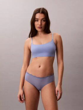 Microfiber Stretch with Lace Hipster