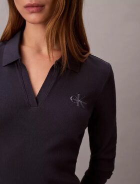 Μίνι φόρεμα Monologo Rib Polo