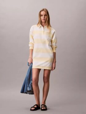 Μίνι φόρεμα πόλο με ρίγες Varsity