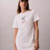 Μίνι φόρεμα T-shirt με floral σχέδιο Μίνι φόρεμα T-shirt με floral σχέδιο