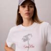 Μίνι φόρεμα T-shirt με floral σχέδιο Μίνι φόρεμα T-shirt με floral σχέδιο