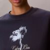 Μίνι φόρεμα T-shirt με floral σχέδιο Μίνι φόρεμα T-shirt με floral σχέδιο