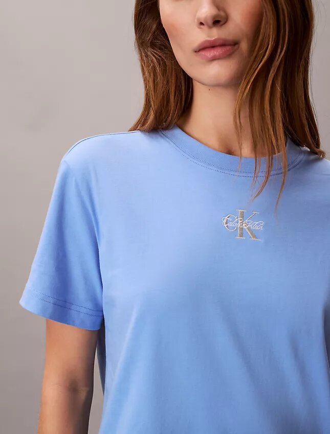Μίνι φορέμα T-shirt Monologo Μίνι φορέμα T-shirt Monologo