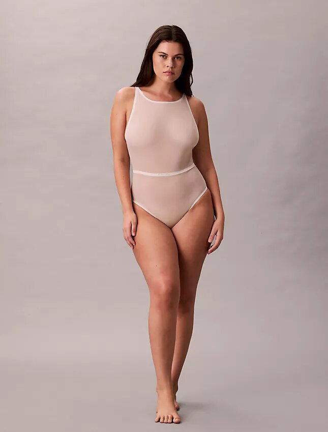 Μινιμαλιστικό Shapewear κορμάκι από πλέγμα Μινιμαλιστικό Shapewear κορμάκι από πλέγμα