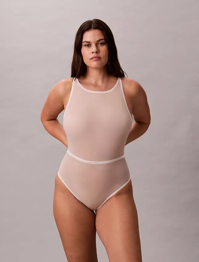 Μινιμαλιστικό Shapewear κορμάκι από πλέγμα Μινιμαλιστικό Shapewear κορμάκι από πλέγμα