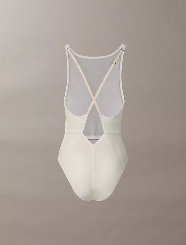 Μινιμαλιστικό Shapewear κορμάκι από πλέγμα Μινιμαλιστικό Shapewear κορμάκι από πλέγμα