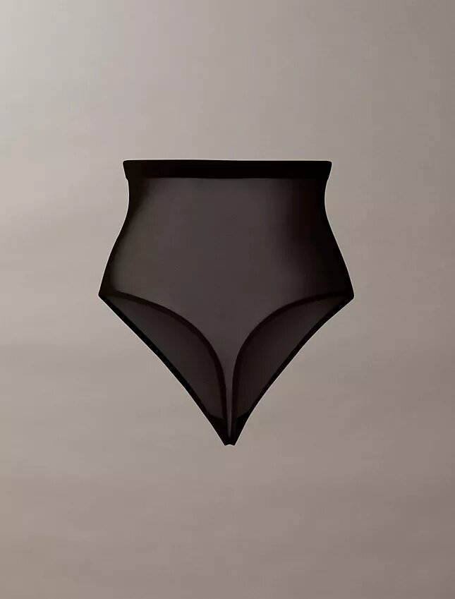 Μινιμαλιστικό Thong με πλέγμα και ψηλή μέση Μινιμαλιστικό Thong με πλέγμα και ψηλή μέση