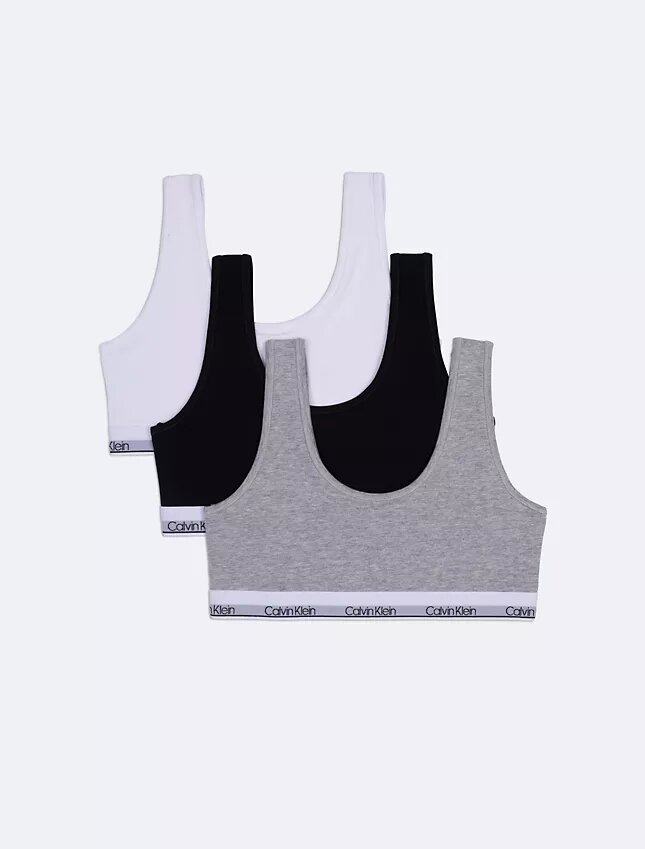 Modern Cotton Bralette για κορίτσια, σε συσκευασία των 3 τεμαχίων Modern Cotton Bralette για κορίτσια, σε συσκευασία των 3 τεμαχίων