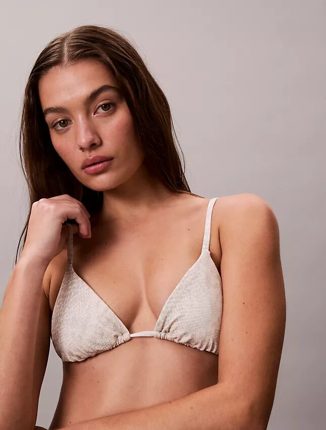 Μονόχρωμο τριγωνικό Bikini Μονόχρωμο τριγωνικό Bikini