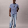 Monogram T-shirt με ρίγες και μονόγραμμα Monogram T-shirt με ρίγες και μονόγραμμα
