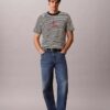 Monogram T-shirt με ρίγες και μονόγραμμα Monogram T-shirt με ρίγες και μονόγραμμα
