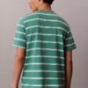 Monogram T-shirt με ρίγες και μονόγραμμα