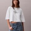 Monologo Κοντό T-shirt με τετράγωνο σιλουέτα