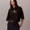 Monologo Κοντό T-shirt με τετράγωνο σιλουέτα