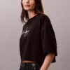 Monologo Κοντό T-shirt με τετράγωνο σιλουέτα
