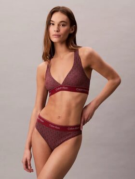 Μοντέρνο Bikini με λογότυπο και πλάτη τύπου racerback