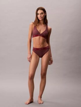 Μοντέρνο Bikini με λογότυπο και πλάτη τύπου racerback