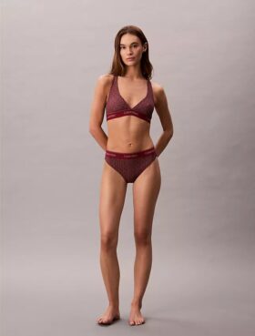 Μοντέρνο Bikini με λογότυπο στα κάτω μέρη
