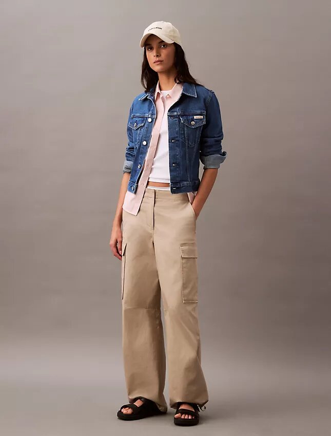 Μπλούζα από βαμβάκι με ραβδώσεις Μπλούζα από βαμβάκι με ραβδώσεις