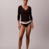 Μπλούζα Henley από Cotton Stretch με ραβδώσεις