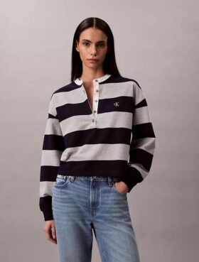 Μπλούζα Henley με ρίγες Varsity