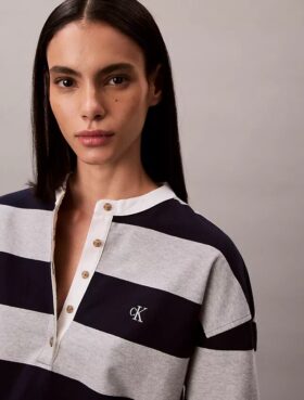 Μπλούζα Henley με ρίγες Varsity