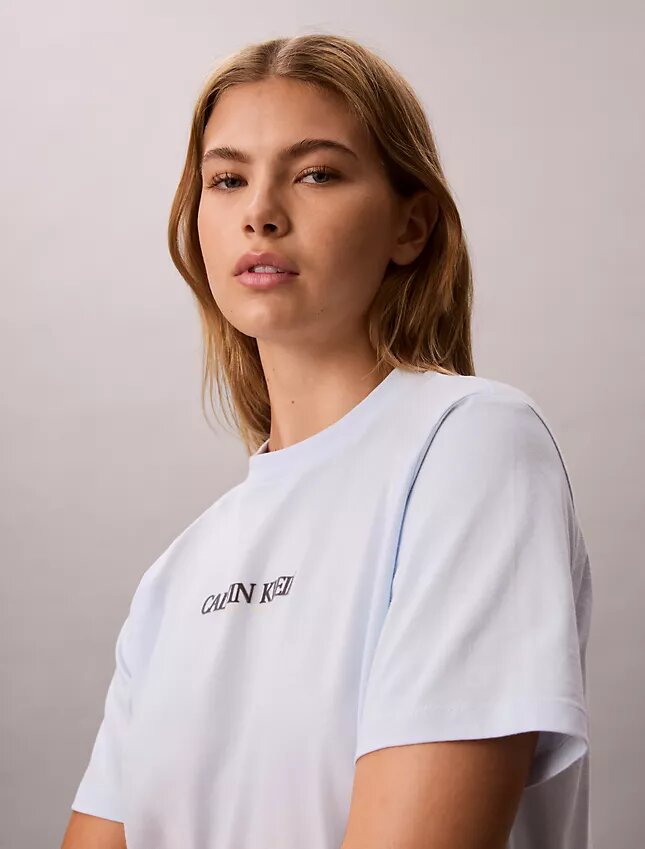 Μπλούζα με γραφικό λογότυπο Calvin Klein Μπλούζα με γραφικό λογότυπο Calvin Klein