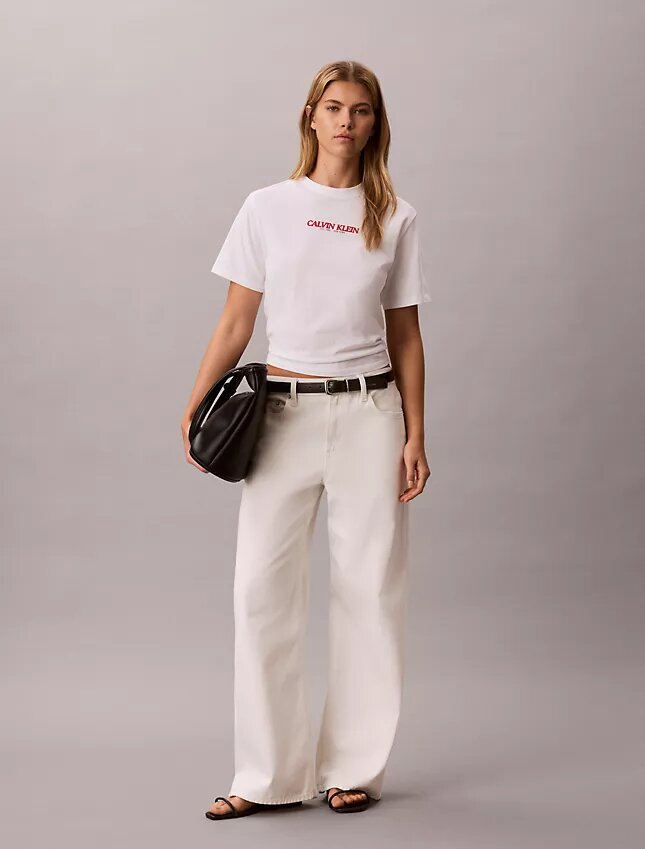 Μπλούζα με γραφικό λογότυπο Calvin Klein Μπλούζα με γραφικό λογότυπο Calvin Klein