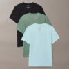 Μπλούζα με V λαιμόκοψη από Cotton Stretch μείγμα βαμβακιού, σε συσκευασία 3 τεμαχίων Μπλούζα με V λαιμόκοψη από Cotton Stretch μείγμα βαμβακιού, σε συσκευασία 3 τεμαχίων