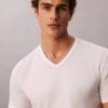 Μπλούζα με V λαιμόκοψη από Cotton Stretch μείγμα βαμβακιού, σε συσκευασία 3 τεμαχίων Μπλούζα με V λαιμόκοψη από Cotton Stretch μείγμα βαμβακιού, σε συσκευασία 3 τεμαχίων
