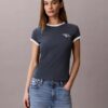 Μπλούζα Slim Ringer με λογότυπο 1989