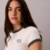 Μπλούζα Slim Ringer με λογότυπο 1989