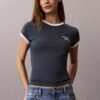 Μπλούζα Slim Ringer με λογότυπο 1989