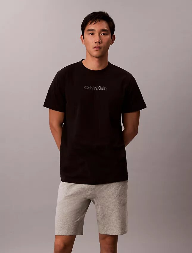 Μπλούζα ύπνου με λογότυπο Calvin Klein Μπλούζα ύπνου με λογότυπο Calvin Klein