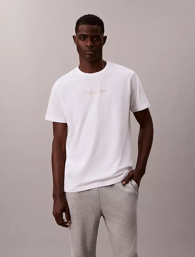 Μπλούζα ύπνου με λογότυπο Calvin Klein Μπλούζα ύπνου με λογότυπο Calvin Klein