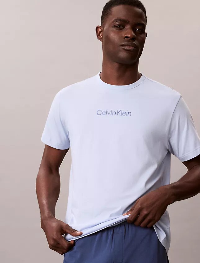 Μπλούζα ύπνου με λογότυπο Calvin Klein Μπλούζα ύπνου με λογότυπο Calvin Klein