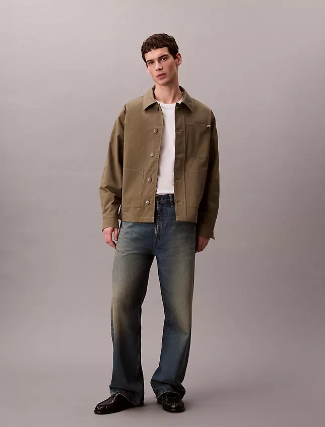 Μπουφάν εργασίας από Cotton Stretch τβίλ Μπουφάν εργασίας από Cotton Stretch τβίλ