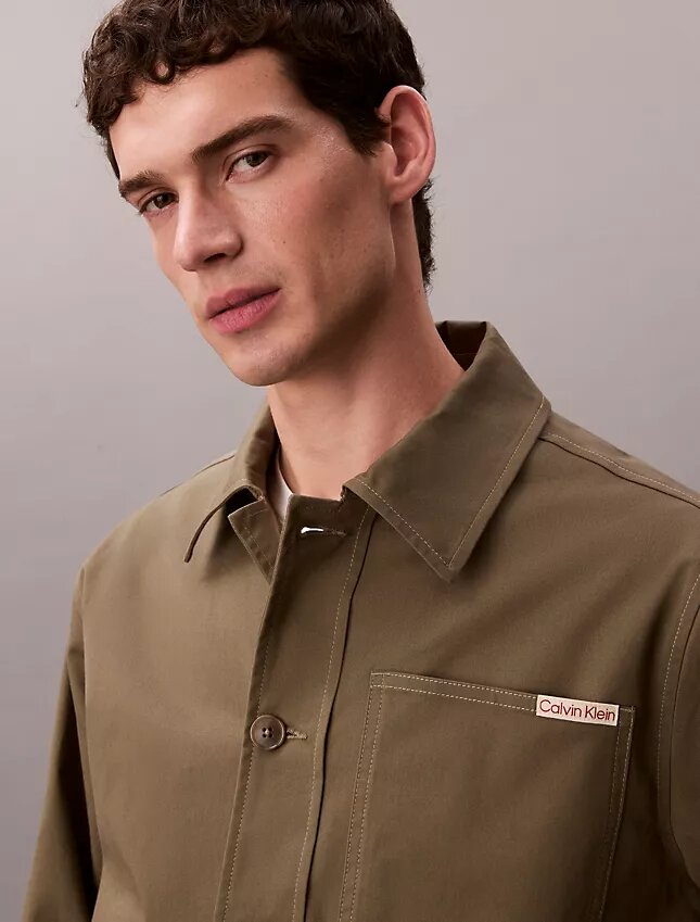 Μπουφάν εργασίας από Cotton Stretch τβίλ Μπουφάν εργασίας από Cotton Stretch τβίλ