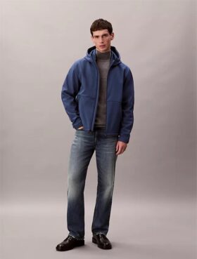 Μπουφάν Softshell με κουκούλα και φερμουάρ