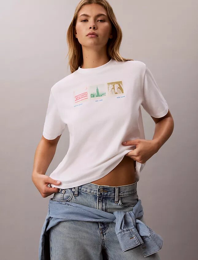 Nyc Photostrip Graphic Boxy T-Shirt Nyc Photostrip Graphic Boxy T-Shirt