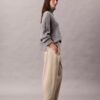 Παντελόνι Barrel από Cotton Stretch τβίλ
