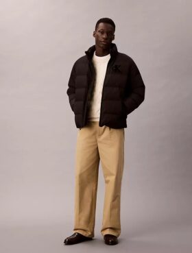 Παντελόνι Chino με ίσια πτυχές 90s Straight