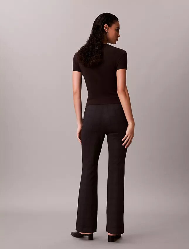 Παντελόνι Ponte Slim Flared Παντελόνι Ponte Slim Flared