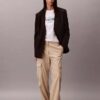 Παντελόνια Cargo από μαλακό twill