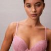 Perfectly Fit Push-Up Plunge Bra με δαντέλα που εφαρμόζει τέλεια