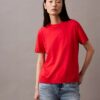 Πλεκτό T-shirt με ψηλό γιακά Πλεκτό T-shirt με ψηλό γιακά