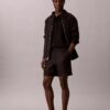 Πολό πουλόβερ από απαλό βαμβακερό ύφασμα τύπου βάφλας